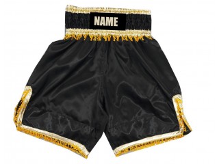 Shorts Boxe Anglaise Personnalisé : KNBSH-035-Noir